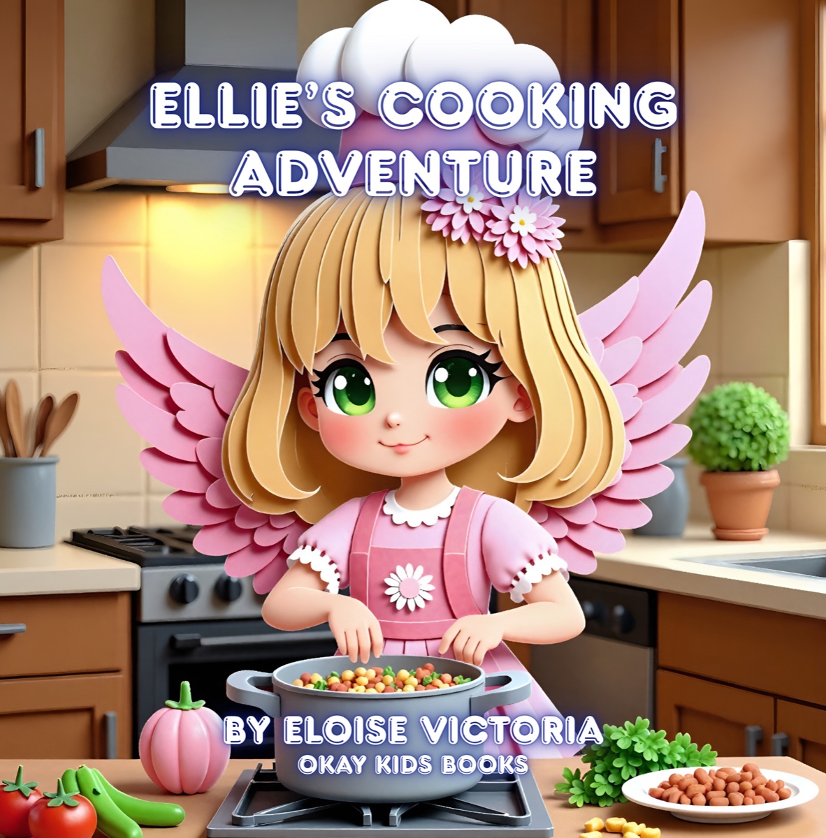 Ellie's Cooking Adventure kitchen book cover